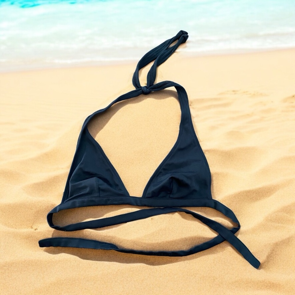 Dior bikini top perforated logos